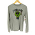 ステューシー Stussy スカルロゴプリントクルーネック長袖Tシャツ メンズ JPN:M