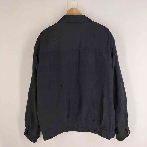 henry money ドイツ製 ユーロ古着 シルク100% 中綿ブルゾン メンズ import:L