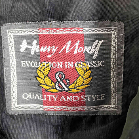 henry money ドイツ製 ユーロ古着 シルク100% 中綿ブルゾン メンズ import:L