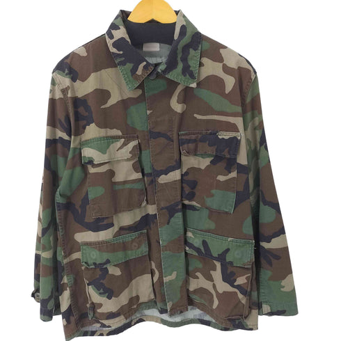 ユーエスアーミー U.S. ARMY BDU JACKET WOODLAND CAMO ミリタリー 迷彩 ウッドランドカモ メンズ