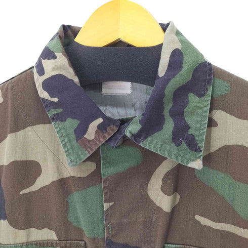ユーエスアーミー U.S. ARMY BDU JACKET WOODLAND CAMO ミリタリー 迷彩 ウッドランドカモ メンズ