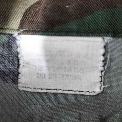 ユーエスアーミー U.S. ARMY BDU JACKET WOODLAND CAMO ミリタリー 迷彩 ウッドランドカモ メンズ