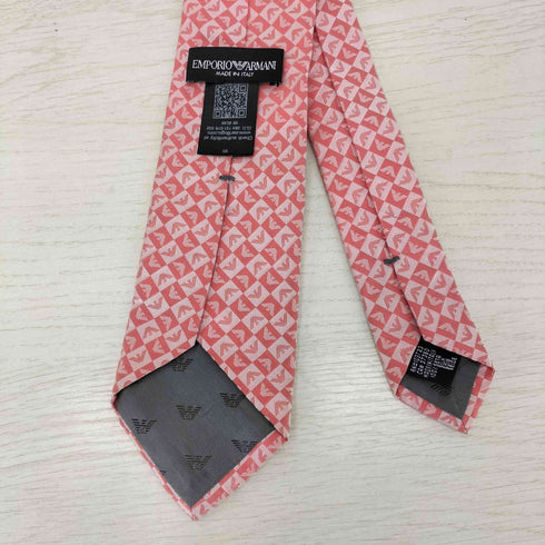 エンポリオアルマーニ EMPORIO ARMANI モノグラム シルクネクタイ メンズ