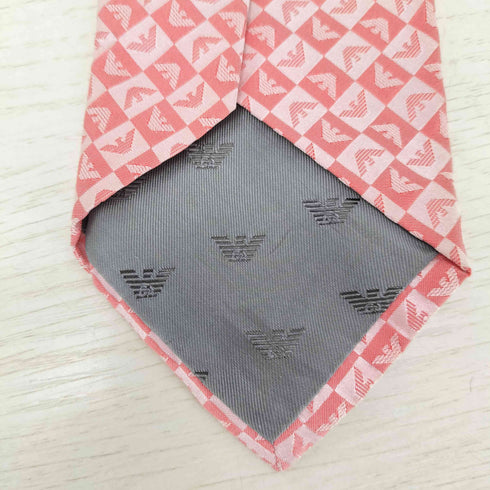 エンポリオアルマーニ EMPORIO ARMANI モノグラム シルクネクタイ メンズ