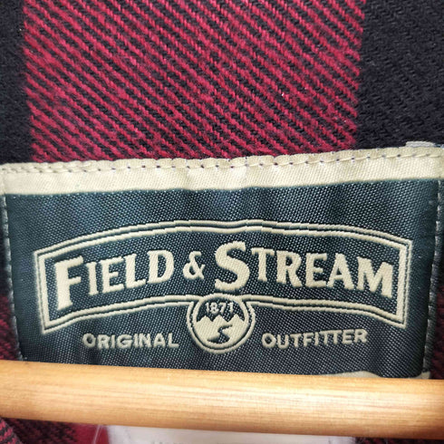 フイールドアンドストリーム FIELD&STREAM ブロックチェック ヘビーフランネルシャツ メンズ JPN:M