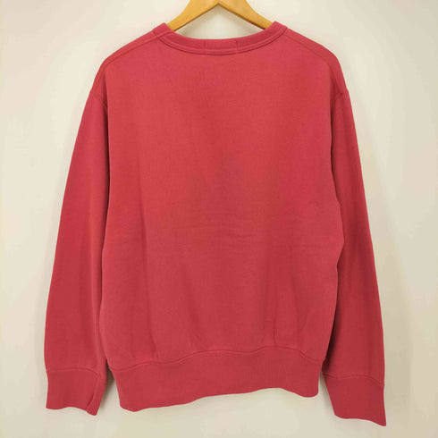 ポロバイラルフローレン Polo by RALPH LAUREN フロントプリントVガゼットクルーネックスウェット メンズ LL