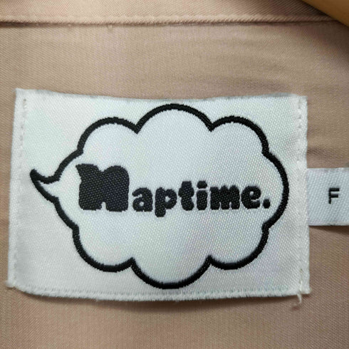 NAPTIME 刺繍&プリントデザインシャツ メンズ FREE