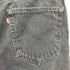 リーバイス Levis 90S 98年製 ボタン裏918 505 後染 ジップフライワイドデニムパンツ ブラックデニム メンズ 32/34