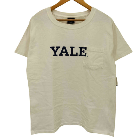 グッドウェア Goodwear USA製クルーネックYALEプリントTシャツ メンズ JPN:L