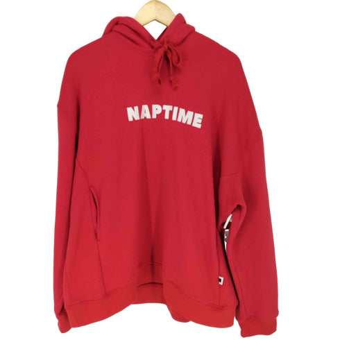 NAPTIME フロント刺繍プルオーバーパーカー casual メンズ JPN:L