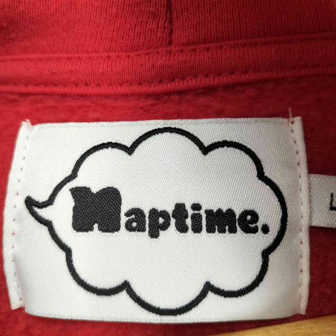 NAPTIME フロント刺繍プルオーバーパーカー casual メンズ JPN:L