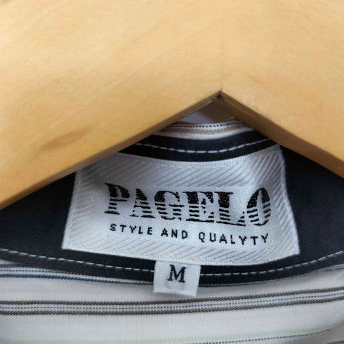 パジェロ PAGELO コットン ストライプBDシャツ メンズ JPN:M