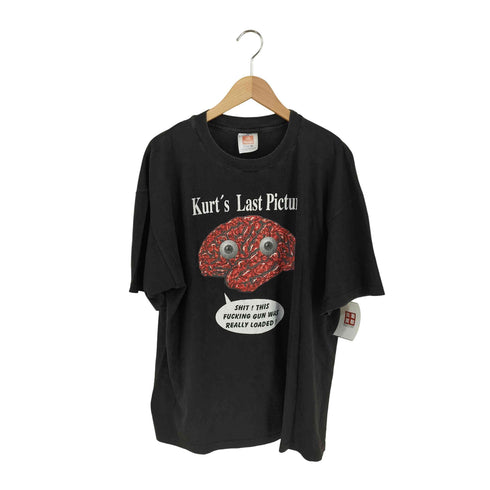 ヘインズ Hanes kurt's last picture プリントTEE メンズ import:XL