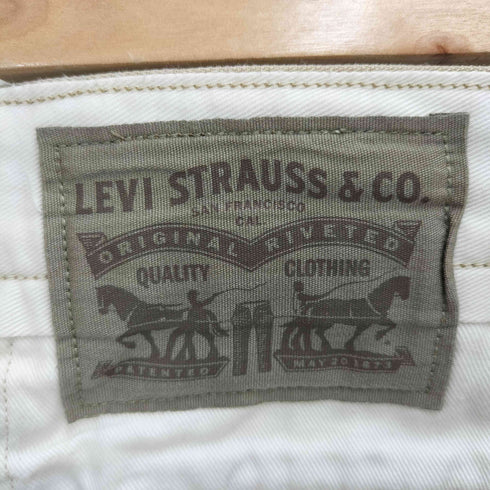 リーバイス Levis ボタンフライヘリンボーンストレートパンツ メンズ W34L32