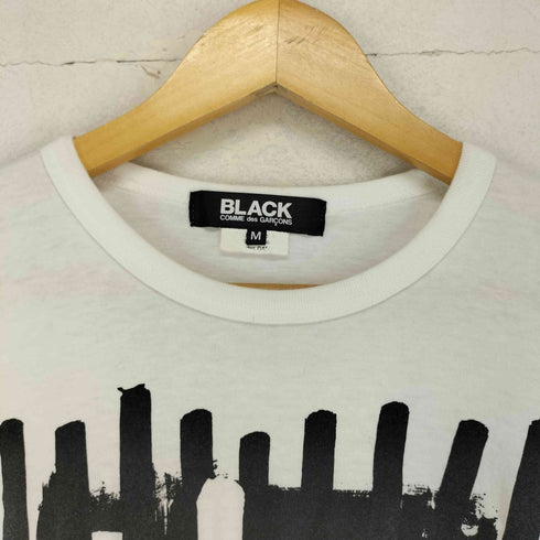 ブラックコムデギャルソン BLACK COMME des GARCONS 18AW グラフィックプリントL/S TEE メンズ JPN:M