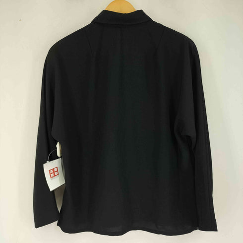 トリココムデギャルソン tricot COMME des GARCONS 93AW レース切替ドルマンスリーブオープンカラーブラウス レディース