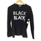 ブラックコムデギャルソン BLACK COMME des GARCONS 09AW BLACK BLACK プリントL/S TEE メンズ JPN:S