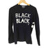 ブラックコムデギャルソン BLACK COMME des GARCONS 09AW BLACK BLACK プリントL/S TEE メンズ JPN:S