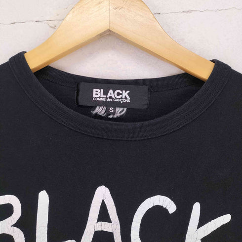 ブラックコムデギャルソン BLACK COMME des GARCONS 09AW BLACK BLACK プリントL/S TEE メンズ JPN:S