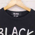 ブラックコムデギャルソン BLACK COMME des GARCONS 09AW BLACK BLACK プリントL/S TEE メンズ JPN:S
