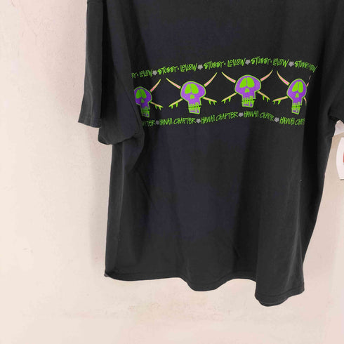 ステューシー Stussy ×LEILOW 00s スカルライン TEE ハワイチャプター メンズ JPN:XL