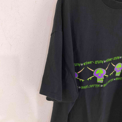 ステューシー Stussy ×LEILOW 00s スカルライン TEE ハワイチャプター メンズ JPN:XL