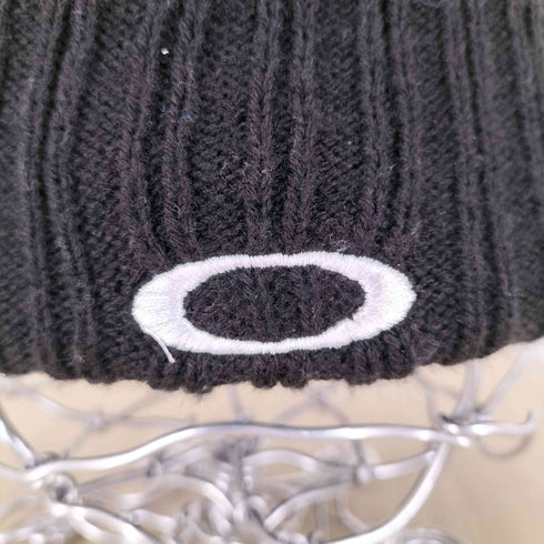 オークリー OAKLEY 00s スカル刺繍アクリルニットキャップ メンズ