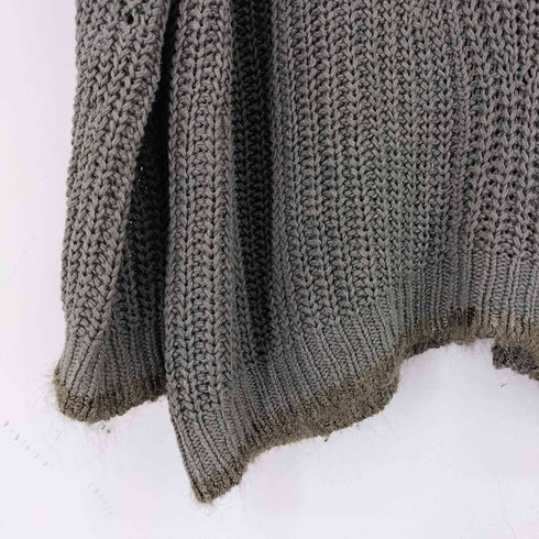 ヨウジヤマモト Yohji Yamamoto レーヨン切替コットンクロシェ編みニット レディース JPN:2