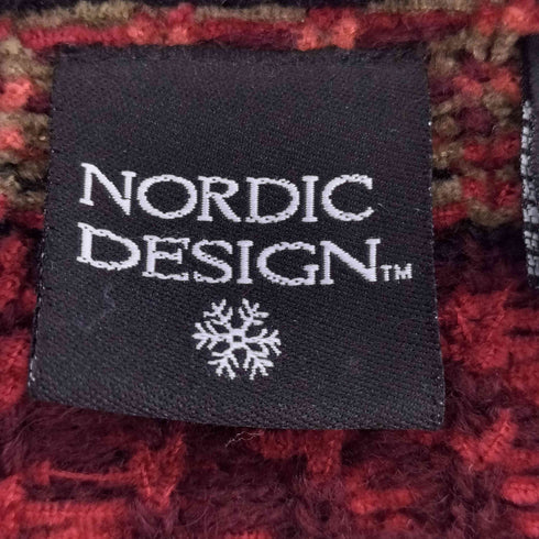 nordic design ウールアクリル混カーディガン メンズ JPN:L