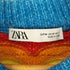 ザラ ZARA レインボー ニット ベスト レディース import:M