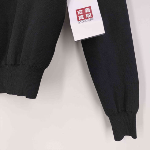 ザラ ZARA パターン切替 リボン ニット ブラウス レディース import:S