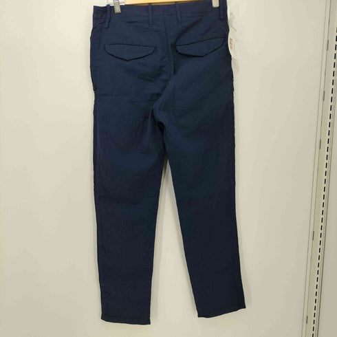 ジョンブル Johnbull スーツセットアップ リネン混 裏地ストライプ 2Bテラードジャケット 1タックスラックス メンズ S