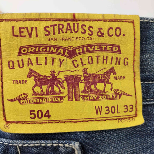 リーバイス Levis 504 シンチバック ペインターデニムパンツ メンズ W30 L33