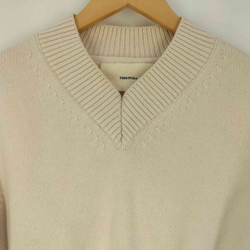 トゥデイフル TODAYFUL Vneck Superwool Knit Vネック スーパーウール ニット レディース FREE