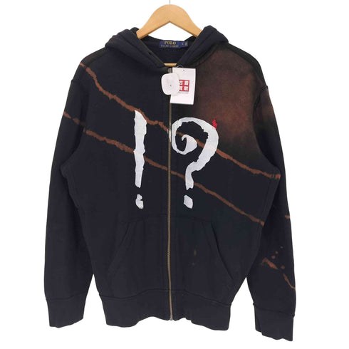 ポロラルフローレン POLO RALPH LAUREN ペイント加工ジップアップパーカー メンズ import:L