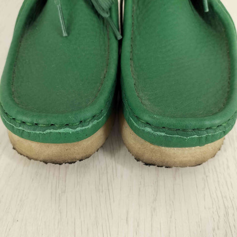 クラークスオリジナルズ Clarks ORIGINALS WallabeeBT Cactus Green ワラビー レザーアッパー クレープソール レディース UK:4