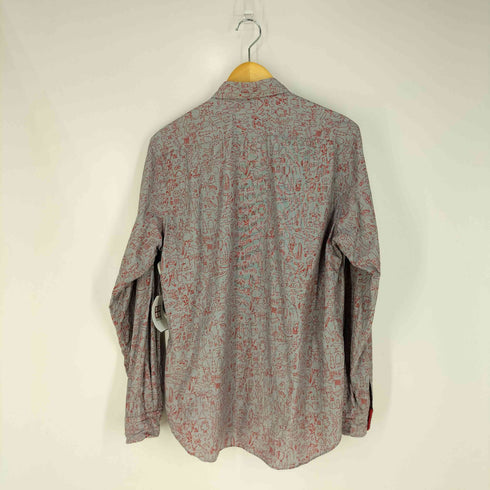 コムデギャルソンオム COMME des GARCONS HOMME 03AW 総柄 グラフィックシャツ メンズ JPN:L