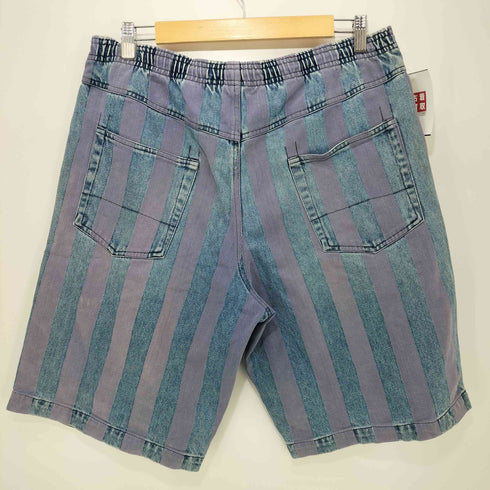 ステューシー Stussy 80-90s OLD STUUSSY ストライプデニム バギーショーツ ショートパンツ ハーフパンツ メンズ MEDIUM