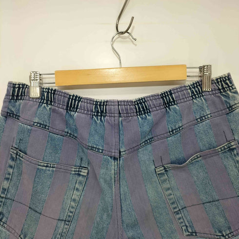 ステューシー Stussy 80-90s OLD STUUSSY ストライプデニム バギーショーツ ショートパンツ ハーフパンツ メンズ MEDIUM