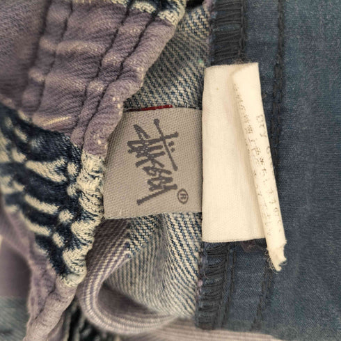 ステューシー Stussy 80-90s OLD STUUSSY ストライプデニム バギーショーツ ショートパンツ ハーフパンツ メンズ MEDIUM