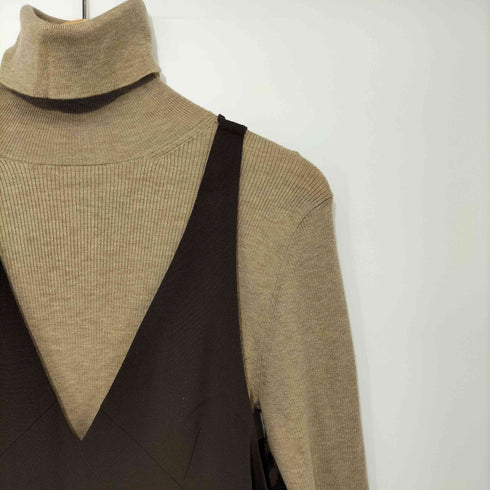 ミラオーウェン Mila Owen 23AW キャミワンピース タートルネックリブニットセット レディース 1