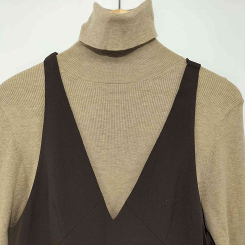 ミラオーウェン Mila Owen 23AW キャミワンピース タートルネックリブニットセット レディース 1