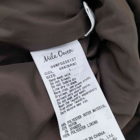 ミラオーウェン Mila Owen 23AW キャミワンピース タートルネックリブニットセット レディース 1