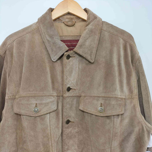 エディーバウアー Eddie Bauer 80-90s SEATTLE SUEDE スウェード トラッカージャケット メンズ import:M