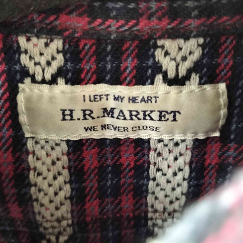 ハリウッドランチマーケット HOLLYWOOD RANCH MARKET チェックヘビーネルシャツ 長袖 メンズ JPN:2