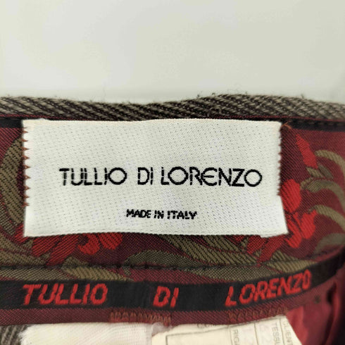 TULLIO DI LORENZO 80S イタリア製 1タック ワイドテーパード スラックス メンズ
