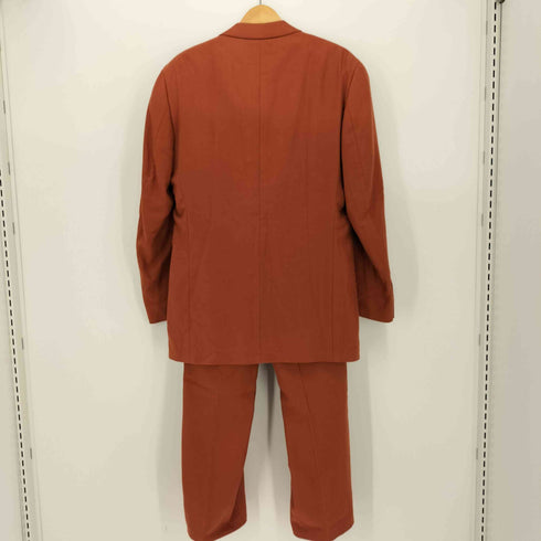 Ermenegildo Zegna カシミヤ混 スウェードタッチ 裏地玉虫 2B テーラード ジャケット ツータック スラックス パンツ セットアップ ビッグシルエット メンズ 46