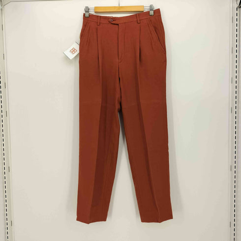Ermenegildo Zegna カシミヤ混 スウェードタッチ 裏地玉虫 2B テーラード ジャケット ツータック スラックス パンツ セットアップ ビッグシルエット メンズ 46