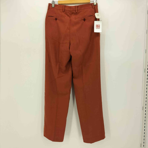 Ermenegildo Zegna カシミヤ混 スウェードタッチ 裏地玉虫 2B テーラード ジャケット ツータック スラックス パンツ セットアップ ビッグシルエット メンズ 46