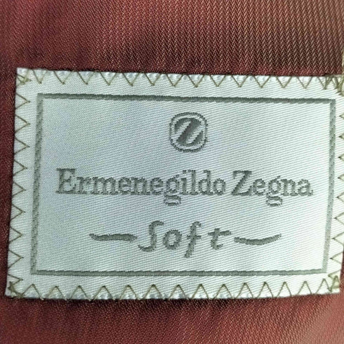 Ermenegildo Zegna カシミヤ混 スウェードタッチ 裏地玉虫 2B テーラード ジャケット ツータック スラックス パンツ セットアップ ビッグシルエット メンズ 46